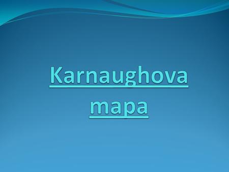 Karnaughova mapa.