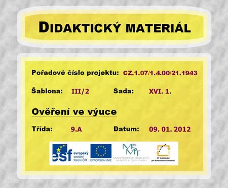 III/2 XVI. 1. 9.A 09. 01. 2012.