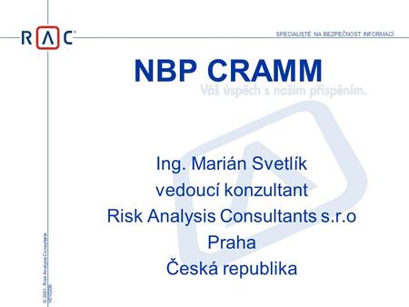 Risk Analysis Consultants s.r.o