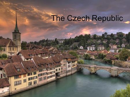 The Czech Republic. Central Europe Bordered by Germany (notrhwest), Poland (northeast), Slovakia (east), Austria (south) Historical territories: Bohemia,