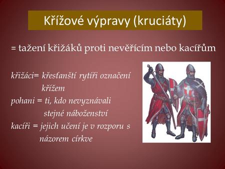 Křížové výpravy (kruciáty)