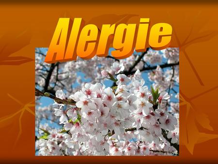 Alergie je přehnaná reakce imunitního systému na určité, tělu cizí látky, nacházející se v okolním prostředí Alergie je přehnaná reakce imunitního systému.