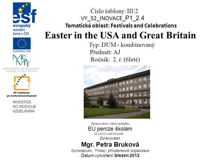 Easter in the USA and Great Britain