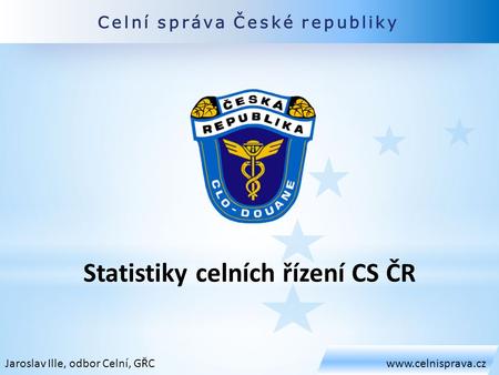 Statistiky celních řízení CS ČR