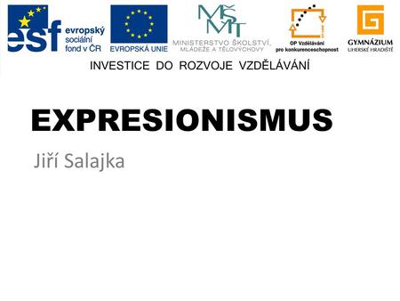 EXPRESIONISMUS Jiří Salajka.