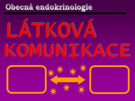 Obecná endokrinologie