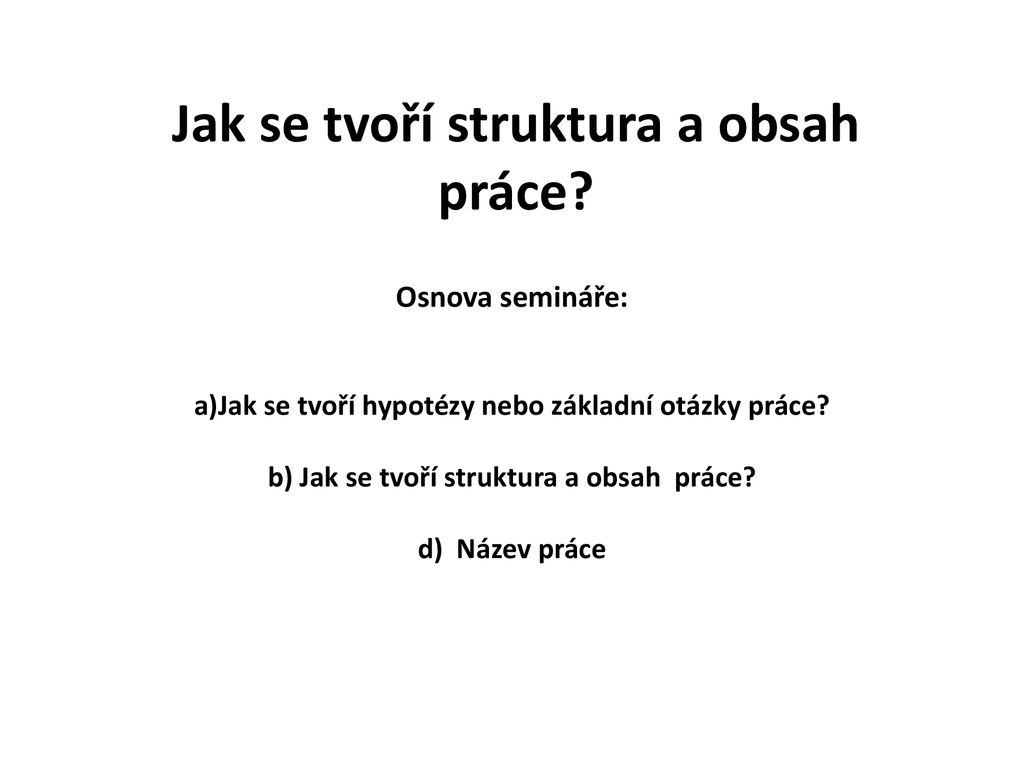 Jak se tvori obsah?