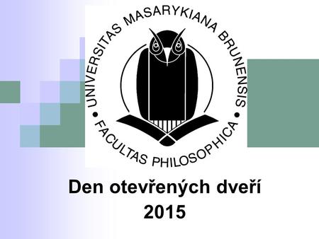 Den otevřených dveří 2015.