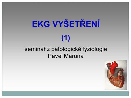 seminář z patologické fyziologie
