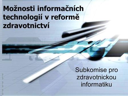 Subkomise pro zdravotnickou informatiku