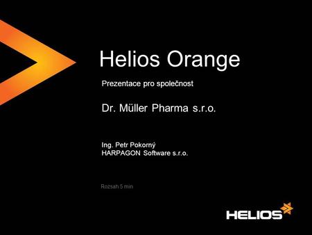 Helios Orange Dr. Müller Pharma s.r.o. Prezentace pro společnost