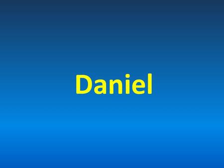Daniel.