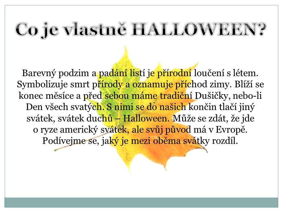 Co je vlastně Halloween?