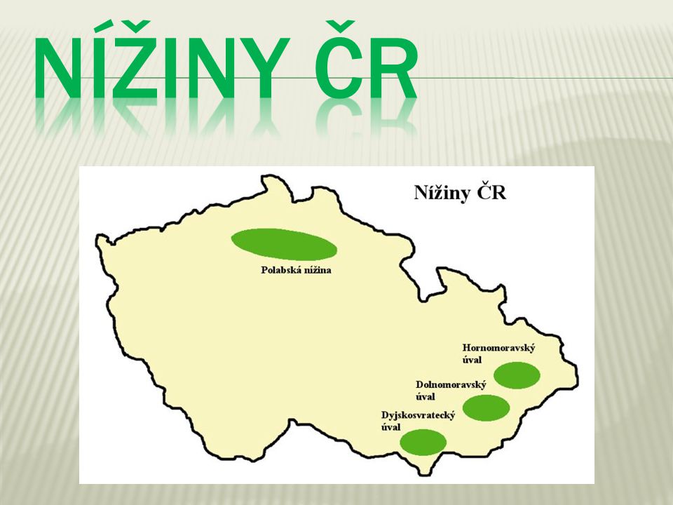 Jaké jsou nížiny v ČR?