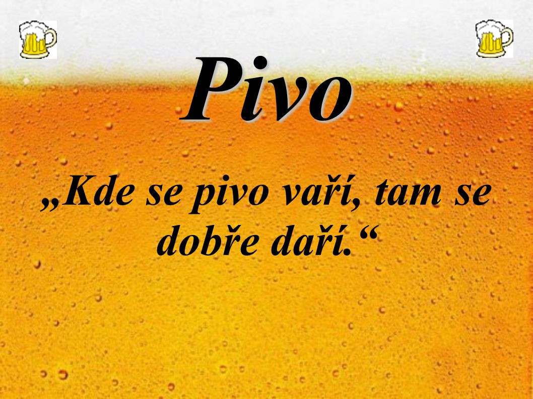 Kde se vyrábí pivo?