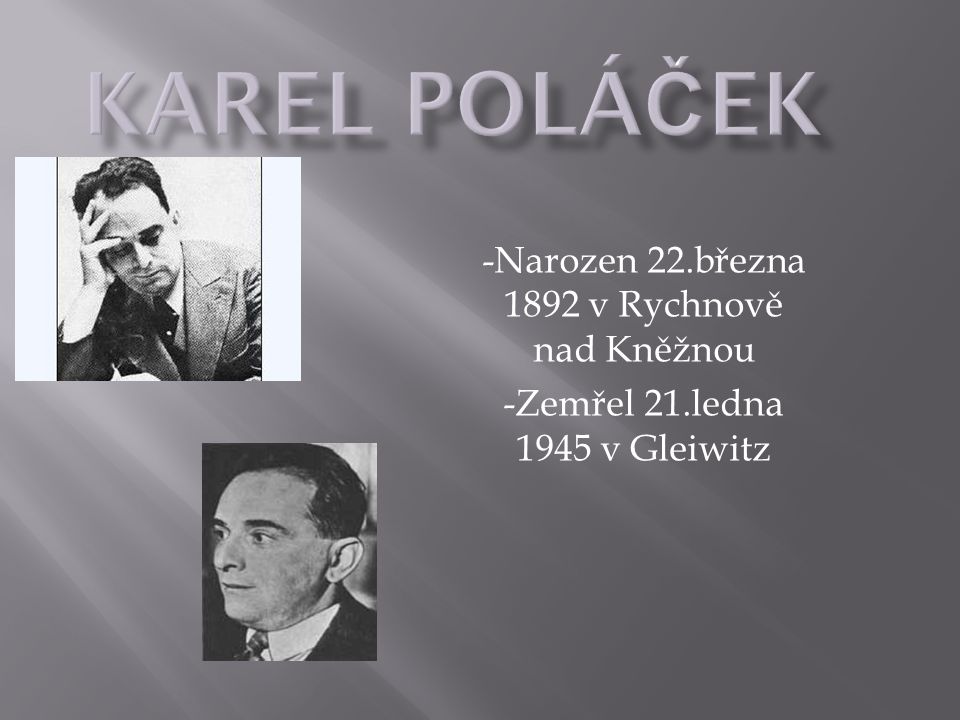 Kdo se narodil v roce 1892 v Rychnově nad Kněžnou?