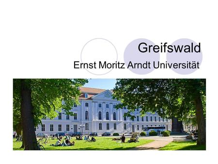 Ernst Moritz Arndt Universität