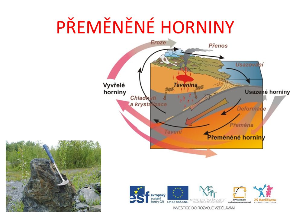 Kde se nachází přeměněné horniny?