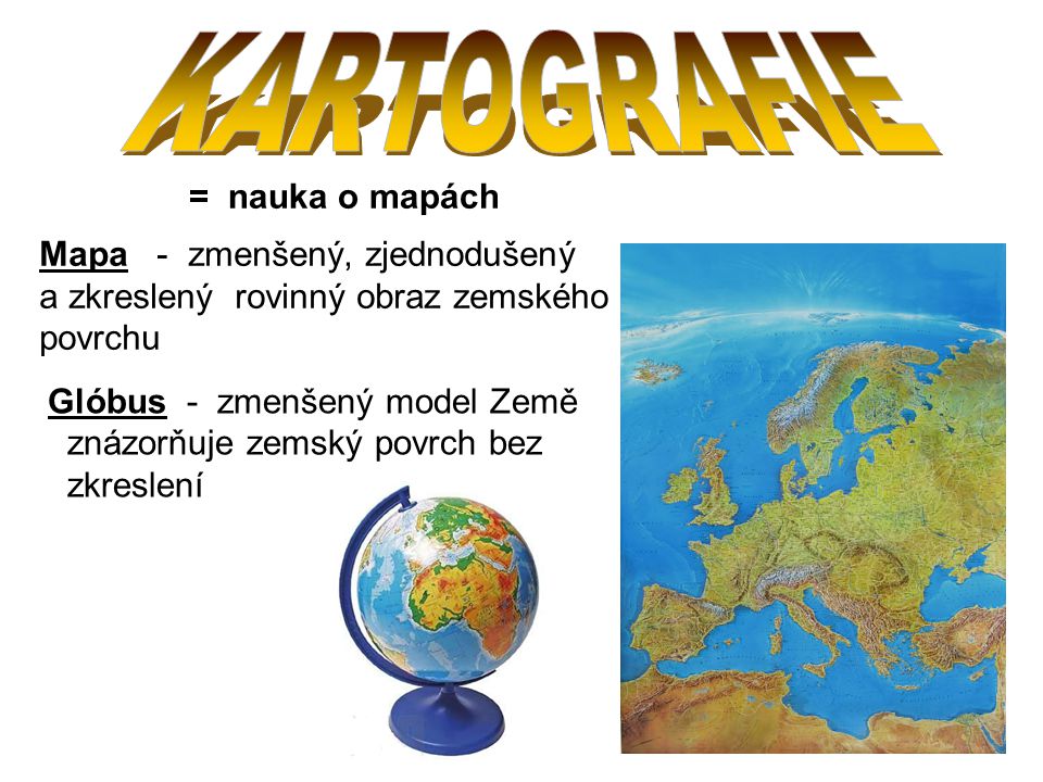 Co to znamená kartografie?