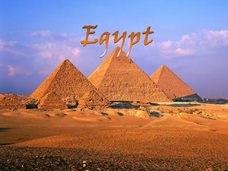 Rozd ě lení starov ě ký Egypt - rozlehlá oáza v povodí ř eky Nil (dlouhá a´ 2 000 km a široká a´20 km) H orní Egypt (na jihu) Dolní Egypt (na severu.