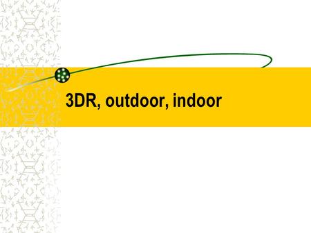 3DR, outdoor, indoor. 3D reklama Asociace třídimenzionální reklamy (A3DR)  3D reklama = reklamní produkt mající tři rozměry: