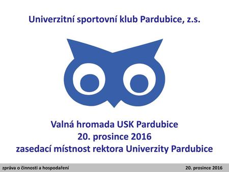 Univerzitní sportovní klub Pardubice, z.s.