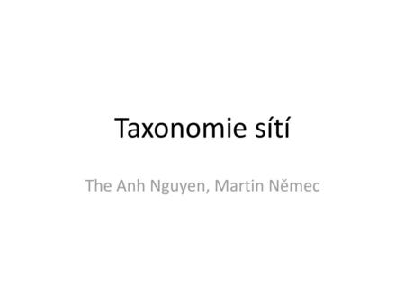 The Anh Nguyen, Martin Němec