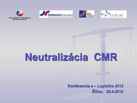 Konferencia e – Logistika 2012 Žilina,