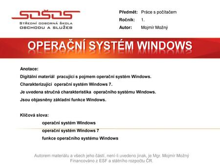 Operační systém Windows