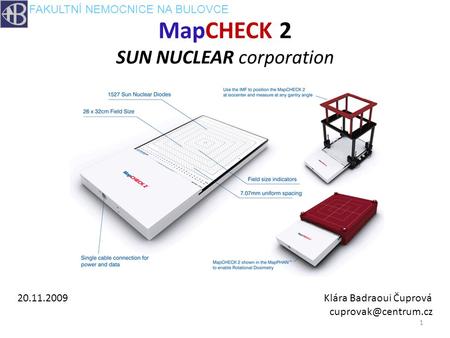 MapCHECK 2 SUN NUCLEAR corporation