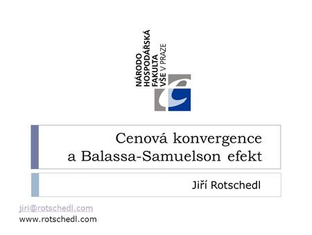 Cenová konvergence a Balassa-Samuelson efekt