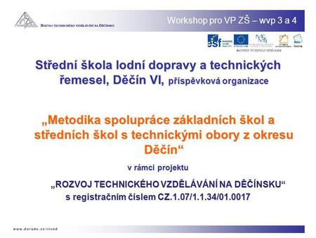 Workshop pro VP ZŠ – wvp 3 a 4