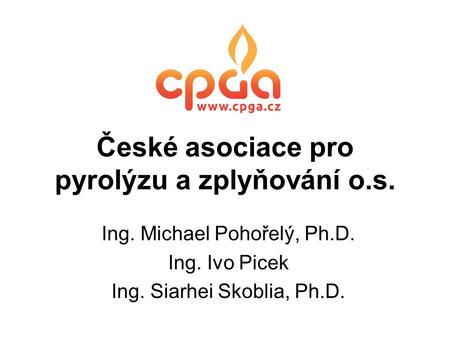 České asociace pro pyrolýzu a zplyňování o.s.