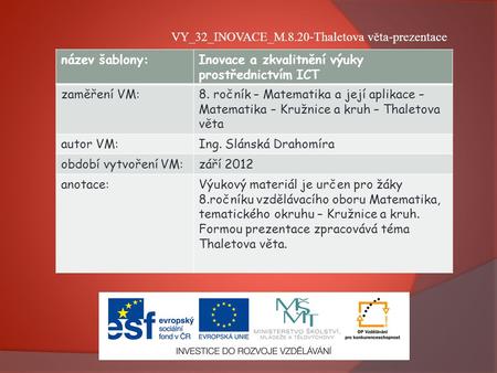 VY_32_INOVACE_M.8.20-Thaletova věta-prezentace
