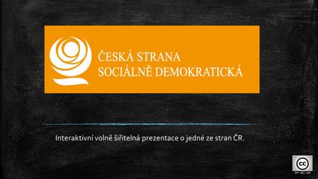 Interaktivní volně šiřitelná prezentace o jedné ze stran ČR.