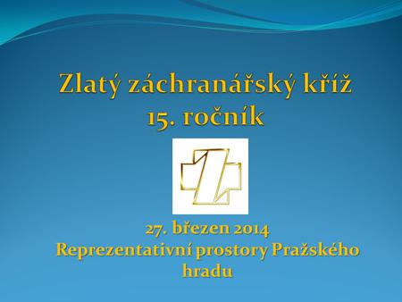 27. březen 2014 Reprezentativní prostory Pražského hradu.