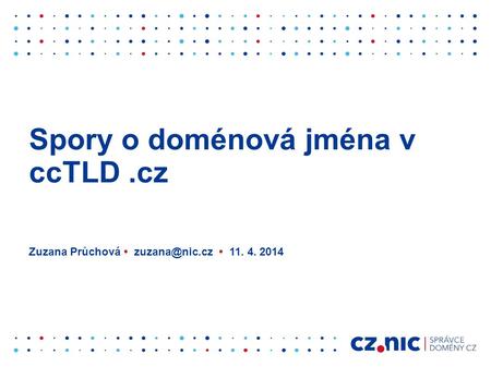 Spory o doménová jména v ccTLD .cz