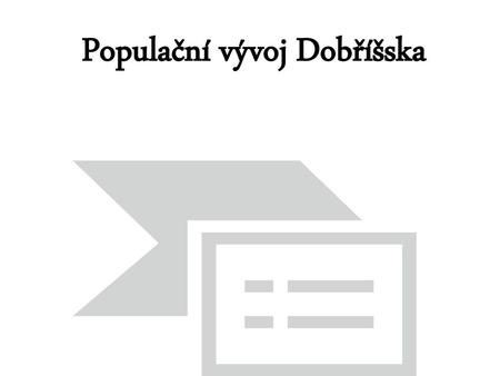 Populační vývoj Dobříšska