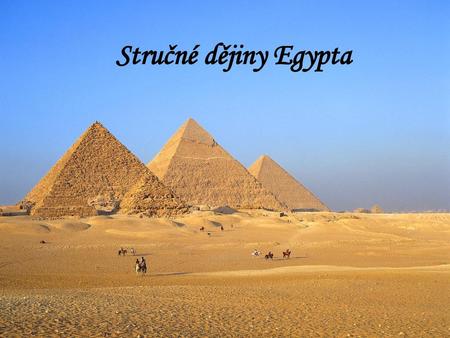 Egypt. - ppt stáhnout
