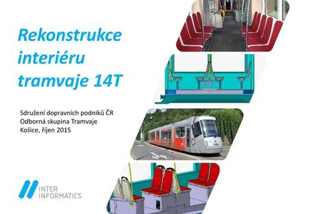 Rekonstrukce interiéru tramvaje 14T