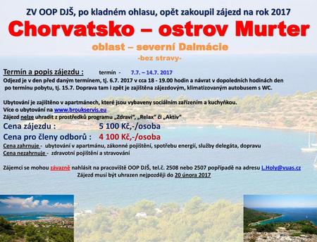 Chorvatsko – ostrov Murter