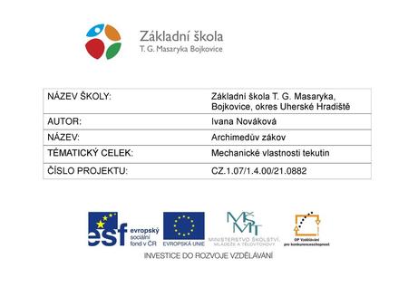 Základní škola T. G. Masaryka, Bojkovice, okres Uherské Hradiště