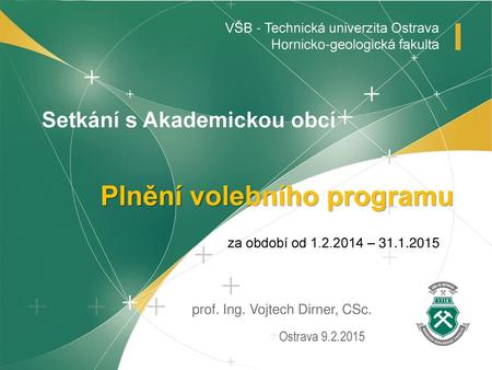 prof. Ing. Vojtech Dirner, CSc.