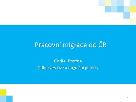 Ondřej Brychta Odbor azylové a migrační politiky