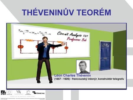 THÉVENINŮV TEORÉM Léon Charles Thévenin