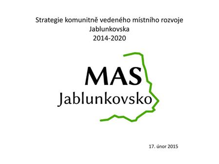 Strategie komunitně vedeného místního rozvoje Jablunkovska