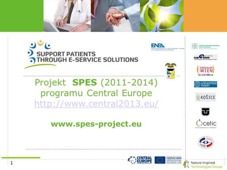 1 Projekt SPES (2011-2014) programu Central Europe