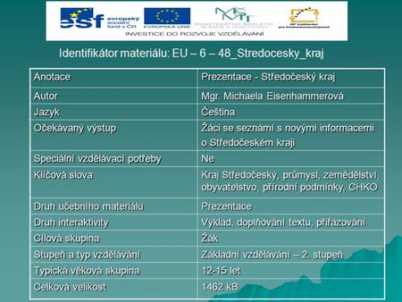 Identifikátor materiálu: EU – 6 – 48_Stredocesky_kraj