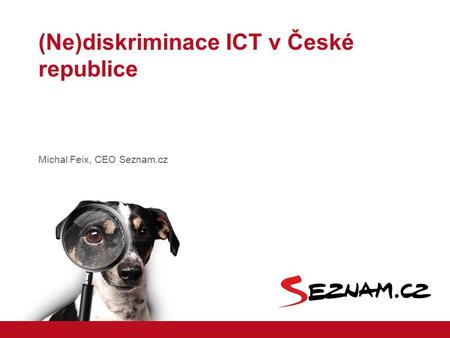 (Ne)diskriminace ICT v České republice