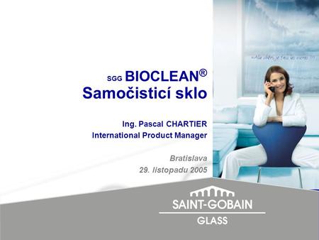 SGG BIOCLEAN® Samočisticí sklo